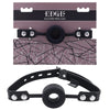 EDGE Silicone Ring Gag - Black Mouth Restraint