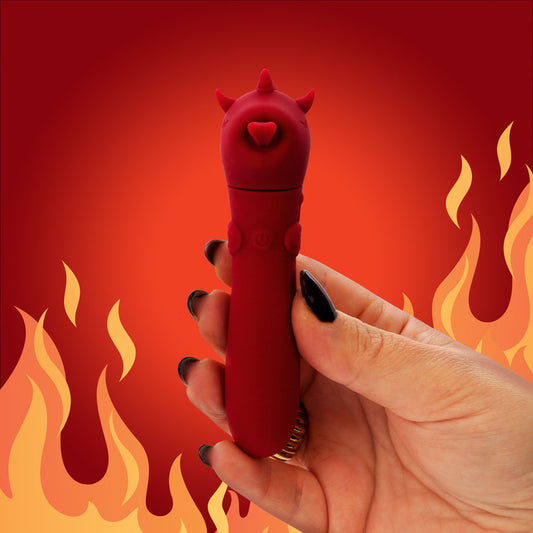 Unihorn - USB Bullet - Blaze Diablo - Red USB Rechargeable Vibrating Bullet