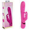 VIVE Mimi - Pink - Pink 25 cm USB Rechargeable Vibrating & Tapping Rabbit Vibrator