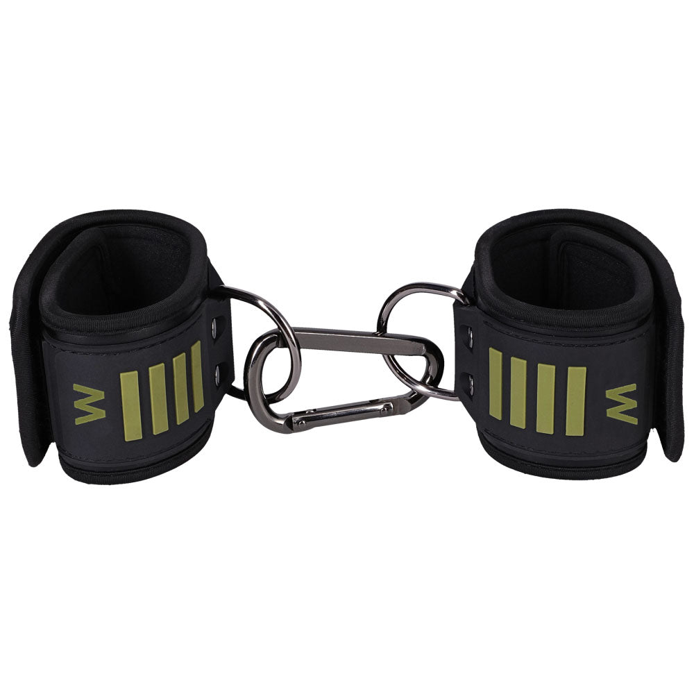 Fort Troff - Tactical Wrist Cuffs - Black/Green Restraints