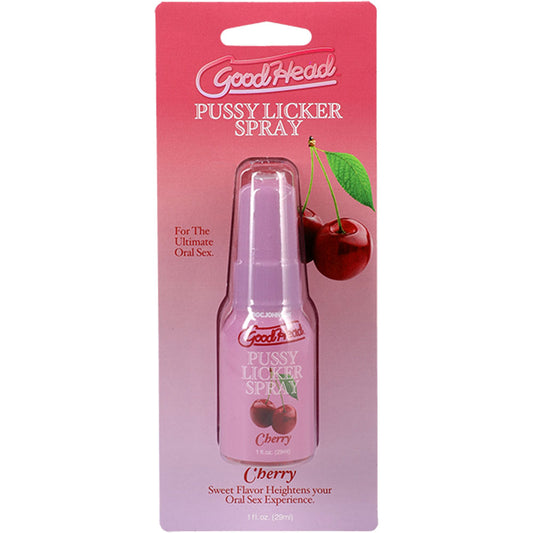 GoodHead Pussy Licker Spray - Cherry - Cherry Flavoured Spray - 29 ml Bottle