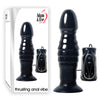 Adam & Eve Thrusting Anal Vibe - Black 14 cm (5.5'') Anal Vibrator