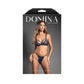 DOMINA Openable Bra & Panty - Navy - Navy Blue - S/M Size