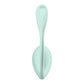 Satisfyer Smooth Petal - Mint - Mint USB Rechargeable Wearable Stimulator with App Control