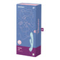 Satisfyer Triple Oh - Light Blue USB Rechargeable Rabbit Vibrator