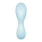 Satisfyer Curvy Trinity 5 - Blue USB Rechargeable Air Pulse Stimulator & Vibrator with App Control