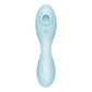 Satisfyer Curvy Trinity 5 - Blue USB Rechargeable Air Pulse Stimulator & Vibrator with App Control