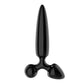 Satisfyer Triple Crystal 1 - Black - Black Glass 3-in-1 Butt Plug
