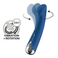 Satisfyer Spinning G-Spot 1 - Blue - Blue 16.5 cm USB Rechargeable Rotating Vibrator