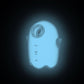 Satisfyer Glowing Ghost - White - Glow in Dark White USB Rechargeable Air Pulse Stimulator
