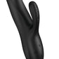 Satisfyer Heat Flex 3 - Black 23 cm USB-C Rechargeable Warming and Rotating Rabbit Vibrator