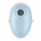 Satisfyer Cutie Ghost - Blue - Blue USB Rechargeable Air Pulse Stimulator