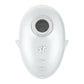 Satisfyer Cutie Ghost - White - White USB Rechargeable Air Pulse Stimulator
