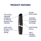 Satisfyer Perfect Kiss - Black USB Rechargeable Air Pulse Stimulator