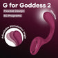 Satisfyer G For Goddess 2 - Wine Red - Wine Red 18.8 cm USB Rechargeable Vibrator with Clit Stim