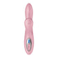 Satisfyer Pro + G-Spot - Pink - Rose Pink 22 cm USB-C Rechargeable Rabbit Vibrator with Touch-Free Clitoral Stimulator