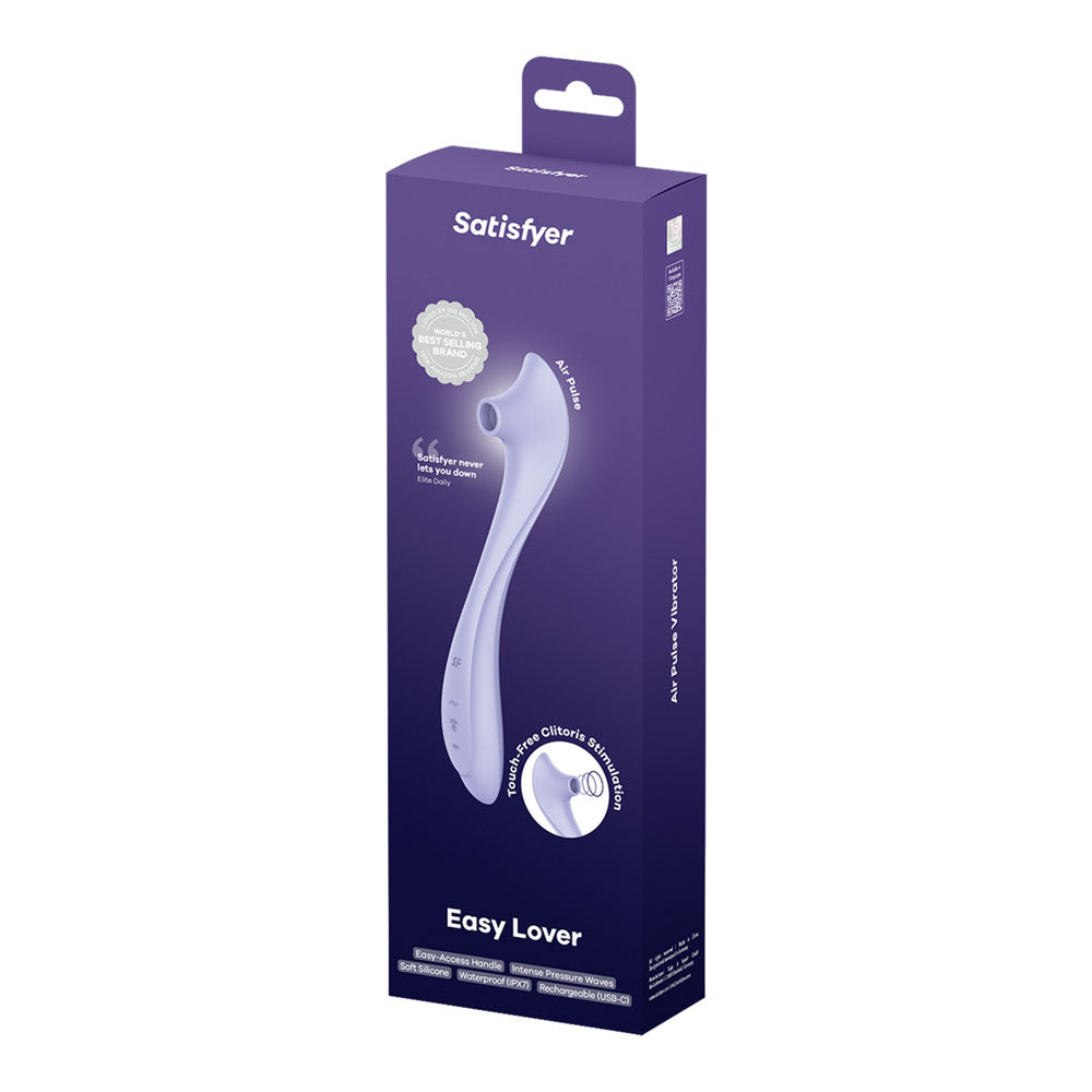 Satisfyer Easy Lover - Purple USB-C Rechargeable Air Pulse Clitoral Stimulator
