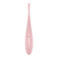 Satisfyer Tip Tease - Rose - Rose USB Rechargeable Vibrator with Twirling Tip