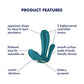 Satisfyer Top Secret + - Battery Series - Green Wearable Vibrator