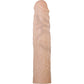 Adam & Eve Adam's 3'' Realistic Extension - Flesh 7.6 cm Penis Extension Sleeve