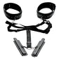 Master Series Acquire Thigh Harness & Wrist Cuffs - Black Restraints