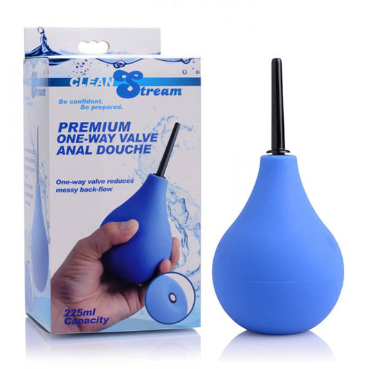 CleanStream One-Way Valve Anal Douche - Blue Unisex Douche