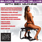 LoveBotz Bangin Bench Deluxe with Sex Machine - Black Sex Bench with Mains Powered Machine