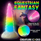 Creature Cocks Uni-Glow - Glow in Dark Rainbow 19.5 cm Unicorn Fantasy Dildo