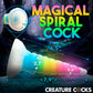 Creature Cocks Uni-Glow - Glow in Dark Rainbow 19.5 cm Unicorn Fantasy Dildo