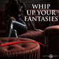 Master Series Viper Tail - Red - Red Silicone Whip