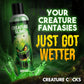 Creature Slime by Creature Cocks - Green Slime - Green Water Based Lubricant - 237 ml Bottle