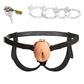 Master Series Pussy Chastity Cage - Light - Flesh Chastity Cage Set