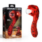 Creature Cocks Cobra - Red 18.5 cm USB Rechargeable Fantasy Vibrator with Plasma Ball
