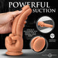 Master Series The Pleaser - Flesh 23.6 cm Double Finger Dildo