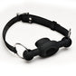 Master Series Forced - Black Silicone Feeding Mouth Gag
