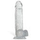 Adam & Eve Crystal Clear 8'' Dildo - Clear 20.3 cm (8'') Dong