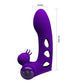 Party Up MIKE Finger Vibe - Purple - Purple Vibrating Finger Vibrator
