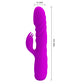 Party Up BOB Thrusting Vibe - Purple - Purple 25 cm USB Rechargeable Thrusting Rabbit Vibrator