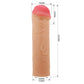 Party Up OSCAR 1 Inch Extender Sleeve - Flesh 1 Inch Penis Extender Sleeve