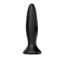 MR PLAY Vibrating Anal Plug - Black 12.8 cm USB Rechargeable Vibrating Butt Plug