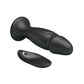 MR PLAY Powerful Vibrating Anal Plug - Black 12.4 cm USB Rechargeable Vibrating Anal Plug with Remote
