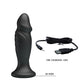 MR PLAY Powerful Vibrating Anal Plug - Black 12.4 cm USB Rechargeable Vibrating Anal Plug with Remote
