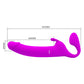 Party Up OLIVER Strapless Strap-On - Purple 28.3 cm USB Rechargeable Strapless Strap-On