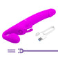 Party Up OLIVER Strapless Strap-On - Purple 28.3 cm USB Rechargeable Strapless Strap-On