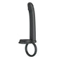 Party Up MARTIN Double Penetrator - Black Cock & Ball Rings with Double Penetrator