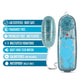 B Yours Glitter Power Bullet - Blue - Glitter Blue 5.5 cm Bullet