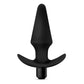 Anal Adventures Platinum Vibrating Plug - Black 12.7 cm (5'') Vibrating Butt Plug