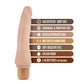 Dr. Skin Cock Vibe 7 - 8.5'' Cock - Flesh 21.6 cm Vibrating Dong