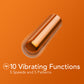 Kool Vibes - Rechargeable Mini Bullet - Tangerine - Orange 6.4 cm USB Rechargeable Bullet