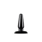 Anal Adventures Basic Anal Plug - Medium - Black 12 cm Butt Plug